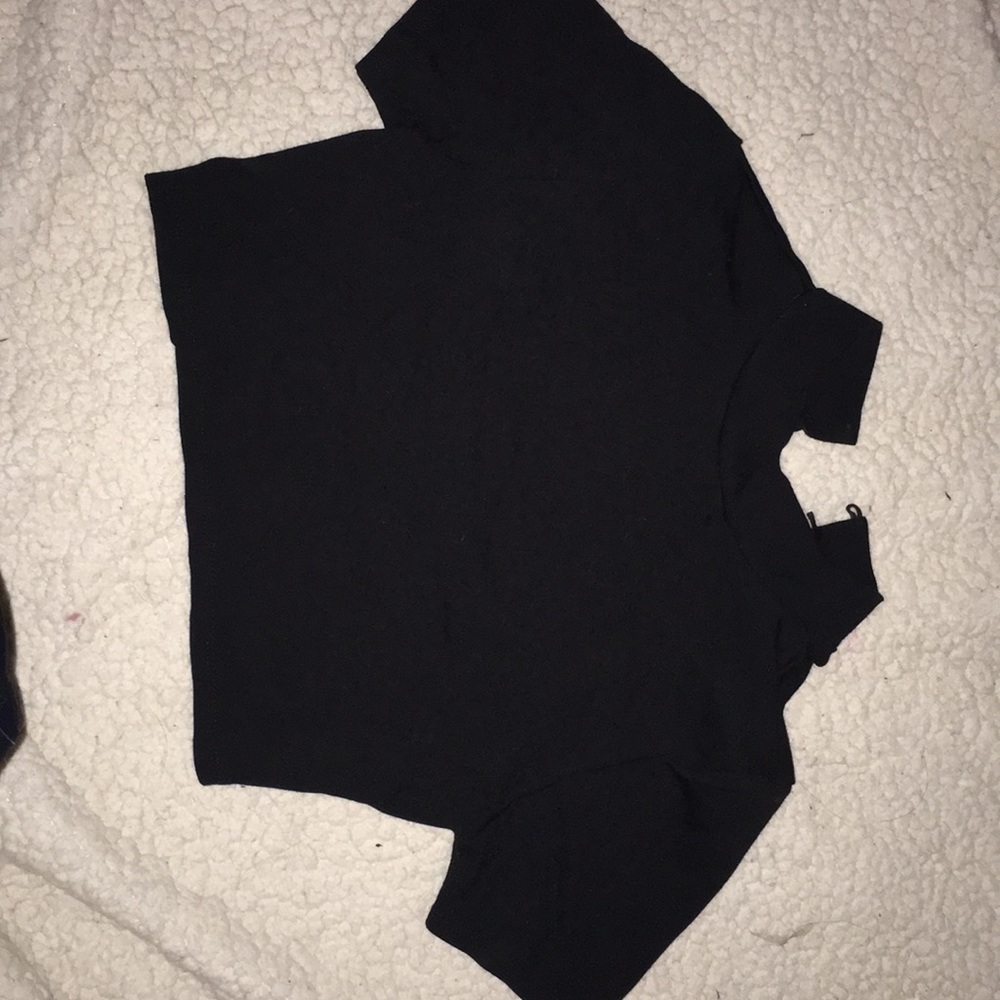 Black Fashion Nova Crop Top